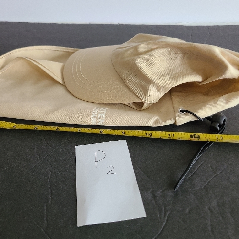 Beige Promo Cap "Lisen To Your Skin"one Size - Picture 7 of 7